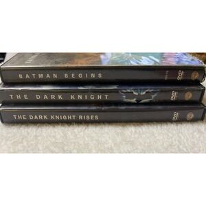 Dark Knight Trilogy DVD Lot Of 3 Batman Begins Dark Knight Returns Bruce Wayne